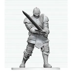Dungeons & Dragons Nolzur's Marvelous Miniatures Miniatur unbemalt Red Knight Guardian Golem 14 cm