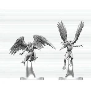 Dungeons & Dragons Nolzur's Marvelous Miniatures Miniatur unbemalt Harpyien 17 cm