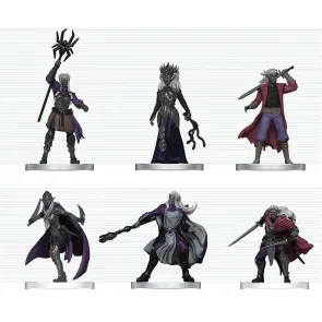 D&D Icons of the Realms Minifiguren Drow-Kriegerschar 20 cm