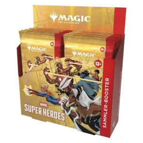 Magic the Gathering Marvel Super Heroes Sammler Booster Display (12) deutsch