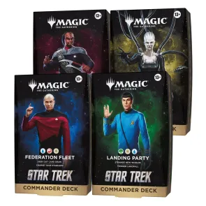 Magic the Gathering Star Trek Commander-Decks Umkarton (4) englisch