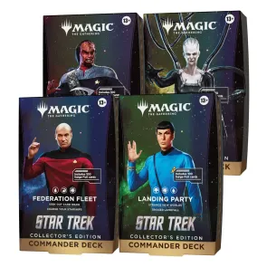 Magic the Gathering Star Trek Collector's Edition Commander-Decks Umkarton (4) englisch