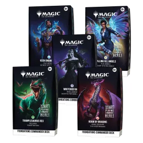 Magic the Gathering Grundstein-Commander-Decks Umkarton (5) englisch