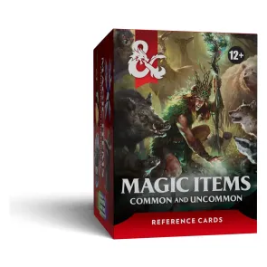 Dungeons & Dragons RPG Referenzkarten - Magische Gegenstände (Gewöhnlich und Ungewöhnlich) *Englische Version*