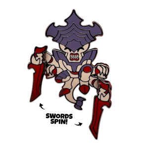 Space Marine 2 Ansteck-Pin Tyranid Warrior 5 cm 