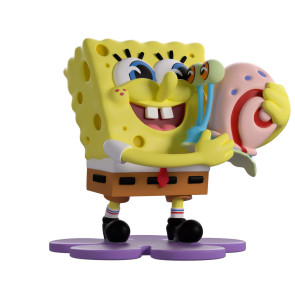 SpongeBob Schwammkopf Vinyl Figur Spongebob & Gary 9 cm 