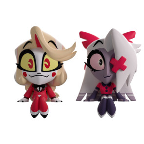 Hazbin Hotel Vinyl Figuren Charlie & Vaggie Monitor Buddiez