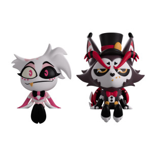 Hazbin Hotel Vinyl Figuren Angel Dust & Husk Monitor Buddiez