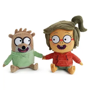 Regular Show Plüschfiguren 2er-Pack Valentine´s Rigby & Eileen 22 cm          