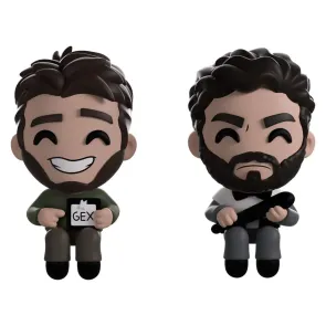 Scott the Woz Vinyl Figuren Jeb Jab & Rex Mohs Monitor Buddiez 6 cm