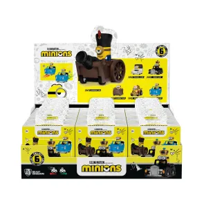 Minions Zoom Hero Rückzug-Fahrzeuge mit Figuren Blind Box Display (12)     
