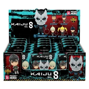 Kaiju No. 8 Pocket Hero Schlüsselanhänger Series 1 Blind Box Display (12)