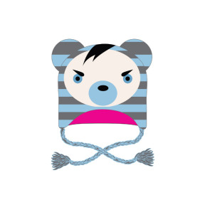 Freaks And Friends Skimütze Striped Bear