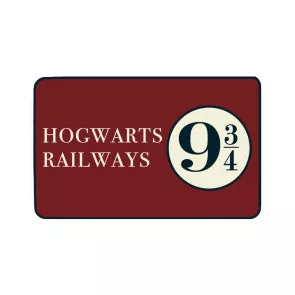 Harry Potter Teppich Hogwarts Railways 9 3/4 80 x 50 cm