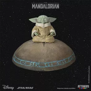 Star Wars: The Mandalorian Classic Collection Statue 1/5 Grogu Summoning the Force 13 cm