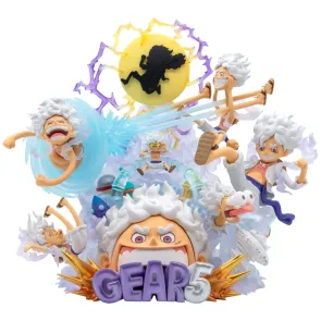 One Piece World Collectable Figure Premium PVC Statue Monkey D. Ruffy Gear 5 Special