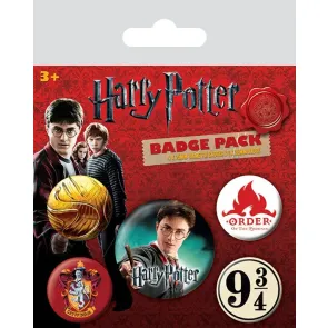 Harry Potter Ansteck-Buttons 5er-Pack Gryffindor 