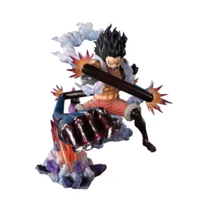 One Piece Figuarts ZERO Extra Battle PVC Statue Monkey D. Luffy Gear 4 Snake Man King Cobra 21 cm          