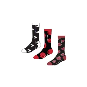 Naruto Socken Sasuke, Kakashi, Itachi 3er-Pack 43-46