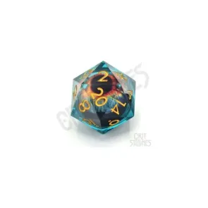 CritStones Liquid Core Würfel D20 Eye of the Oracle 3 cm