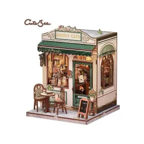 Miniature House Model Kit Sunny Cafe 20 x 16 cm  