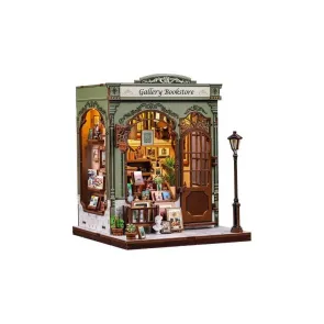 Miniature House Model Kit Gallery Bookstore 20 x 16 cm  