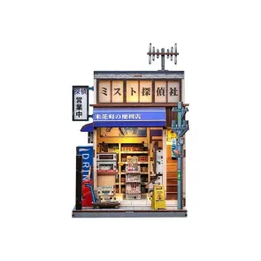 Miniature House Model Kit Beika-cho Convenience Store 22 x 15 cm  