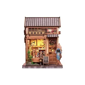 Miniature House Model Kit Sakura O Kimono Shop 19 x 14 cm  
