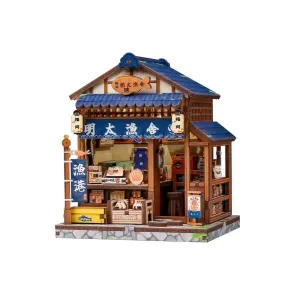 Miniature House Model Kit Fukuoka Mentaiko Kitchen 11 x 9 cm
