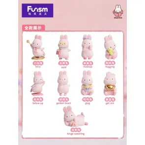 Momo Bunny Daily Series Minifiguren 10 cm Display (9)