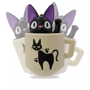 Kikis kleiner Lieferservice Figur mit rundem Boden Kiki with her mug 6 cm