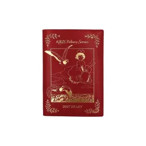 Kiki´s kleiner Lieferservice Tagebuch Kiki on her broom red gold foil