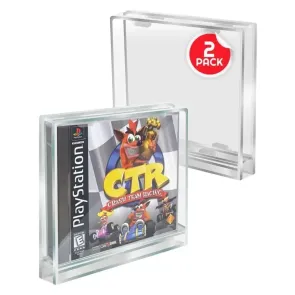 Acrylgehäuse 2er-Pack für PlayStation 1        