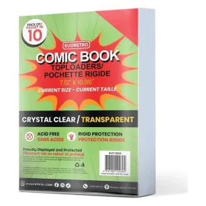 Evoretro Toploader für Comics 10er-Pack Current