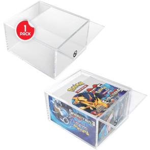 Evoretro Acryl Display Case für Booster Boxen / Elite Trainer Boxes Ver. 1 with Sliding Lid  