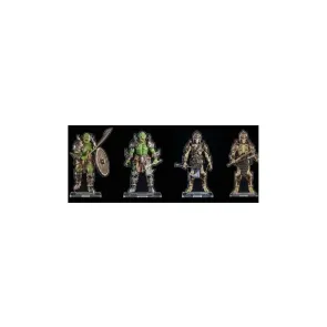 Mythic Legions Acryl-Standees 4er-Pack Villainous Set A 3 cm