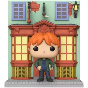 Harry Potter POP! Deluxe Vinyl Figur Deluxe: HP Diagon Alley- Quidditch Supplies Store w/Ron 9 cm
