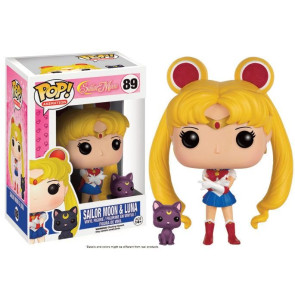 Sailor Moon POP! Animation Vinyl Figur Sailor Moon & Luna 9 cm