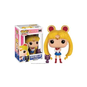 Sailor Moon POP! Animation Vinyl Figur Sailor Moon & Luna 9 cm