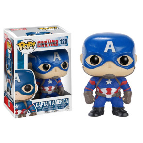 Captain America Civil War POP! Vinyl Wackelkopf Captain America 10 cm