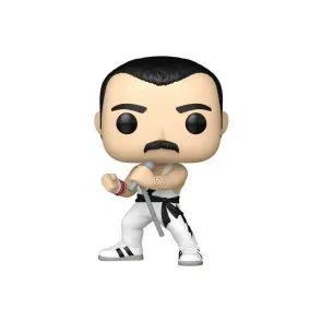 Queen POP! Rocks Vinyl Figur Freddie Mercury (white singlet) 9 cm