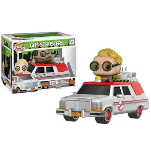 Ghostbusters 2016 POP! Rides Vinyl Fahrzeug mit Figur ECTO-1 & Jullian Holtzmann 18 cm