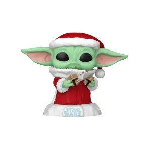 Star Wars: Mandalorian POP! Vinyl Figur Holiday Grogu 9 cm