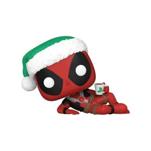 Marvel POP! Vinyl Figur Holiday Deadpool 9 cm
