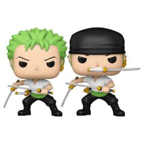 One Piece POP! Animation Vinyl Figuren Zoro (Refresh) w/Ch 9 cm Sortiment (6)