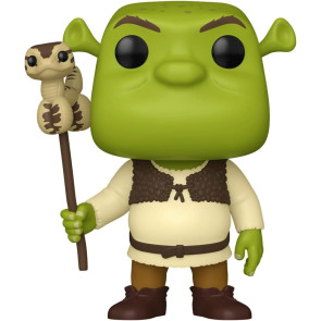Shrek POP! Movies Vinyl Figur 30th Anniversary Shrek w/Snake 9 cm