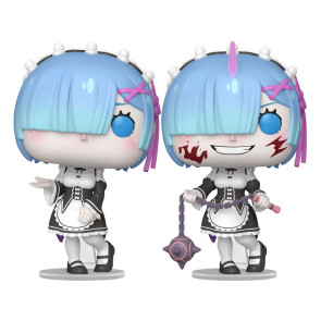 Re:ZERO POP! Animation Vinyl Figur Rem w/CH 9 cm Sortiment (6)