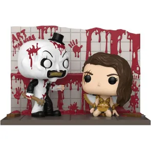 Terrifier 2 POP Moments Vinyl Figuren Art vs Sienna 9 cm 