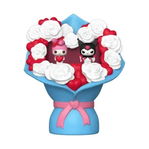 Sanrio Bitty POP! Bouquet Vinyl Figuren My Melody & Kuromi (Valentine) 4 cm