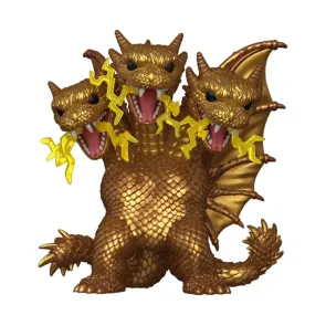 heo Exclusive Edition Godzilla Super Sized POP! Movies Vinyl Figur King Ghidora (Electric) 15 cm